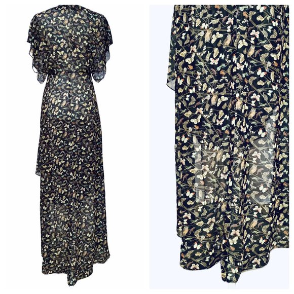 FOXIEDOX High Low Butterfly Print Dress - Small - Picture 7 of 9